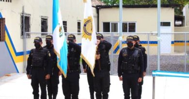 Inauguración de Sede de la Policia Nacional Civil en Sipacate, Escuintla